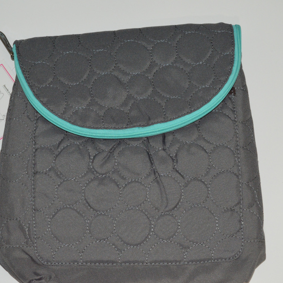 Thirty One Vary You Backpack Purse Quilted Dots - Picture 5 of 6